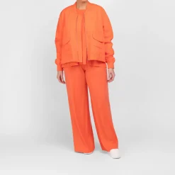 Fashion Godske Noen Jacquard Jacket Orange
