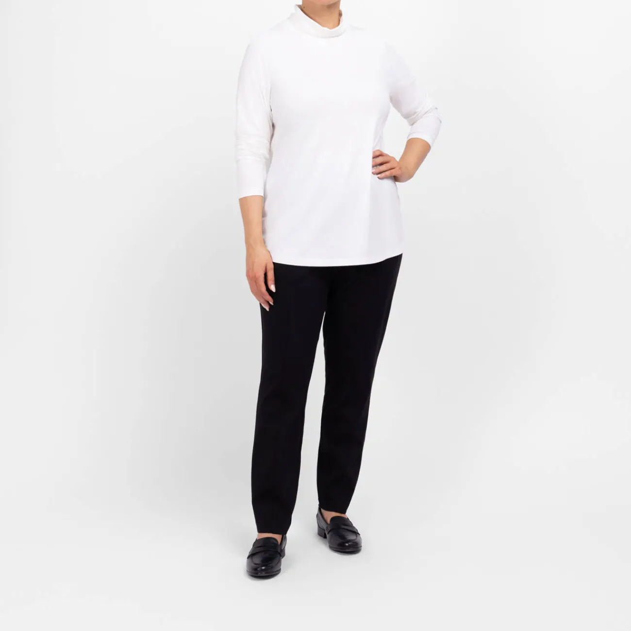 Best Godske Noen Jersey Narrow Leg Trousers With Zip Pockets Black