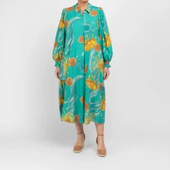 Sale Godske Noen Poplin Dress Green
