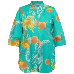 Clearance Godske Noen Poplin Shirt Green