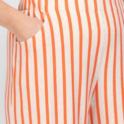 New Godske Noen Stripe Trousers Coral