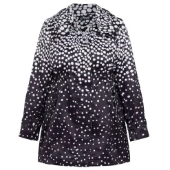 Outlet OOPERA Water Repellant Dot Jacket Black