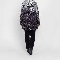 Outlet OOPERA Water Repellant Dot Jacket Black