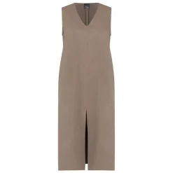 Outlet Persona by Marina Rinaldi Long Tencel Dress Khaki Green