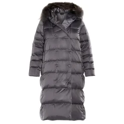 Discount Persona by Marina Rinaldi PUFFER COAT SLATE