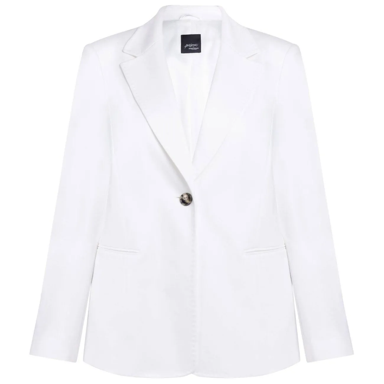 Discount Persona by Marina Rinaldi Milano Jersey Jacket White