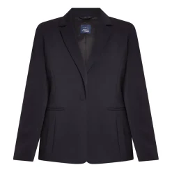 Online Persona Elegante Persona by Marina Rinaldi Stretch Cady Blazer Navy