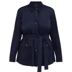 Outlet Persona by Marina Rinaldi Saharan Jacket Navy