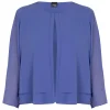 Best Persona by Marina Rinaldi Georgette Jacket Cornflower Blue