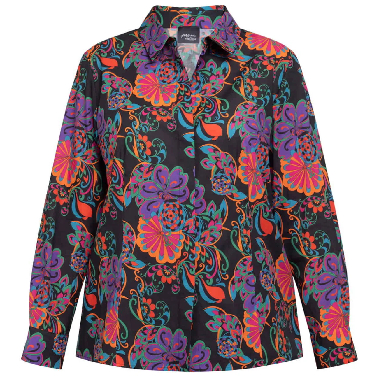 Outlet Persona by Marina Rinaldi Floral Print Shirt