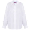 New Persona by Marina Rinaldi Linen Shirt White