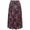 New Persona by Marina Rinaldi Floral Print Tiered Skirt