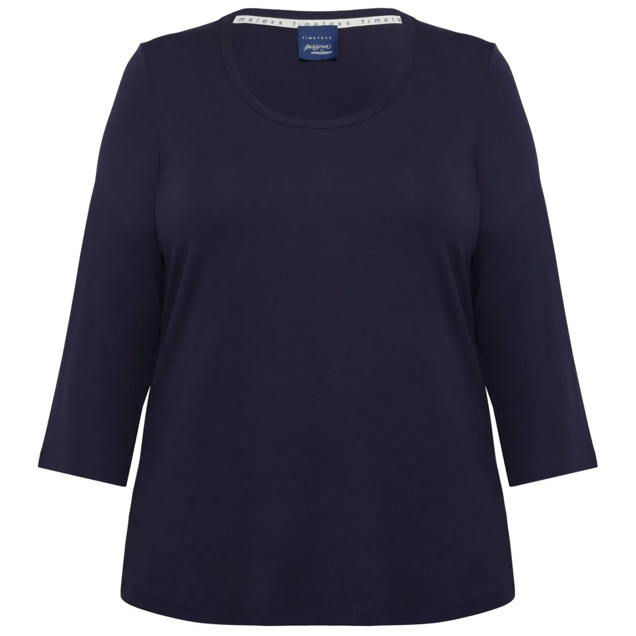 Best Persona Elegante Persona By Marina Rinaldi Viscose Jersey T-shirt Navy