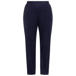 Online Persona by Marina Rinaldi Suedette Trousers Navy