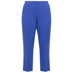Best Persona By Marina Rinaldi Trousers Cornflower Blue