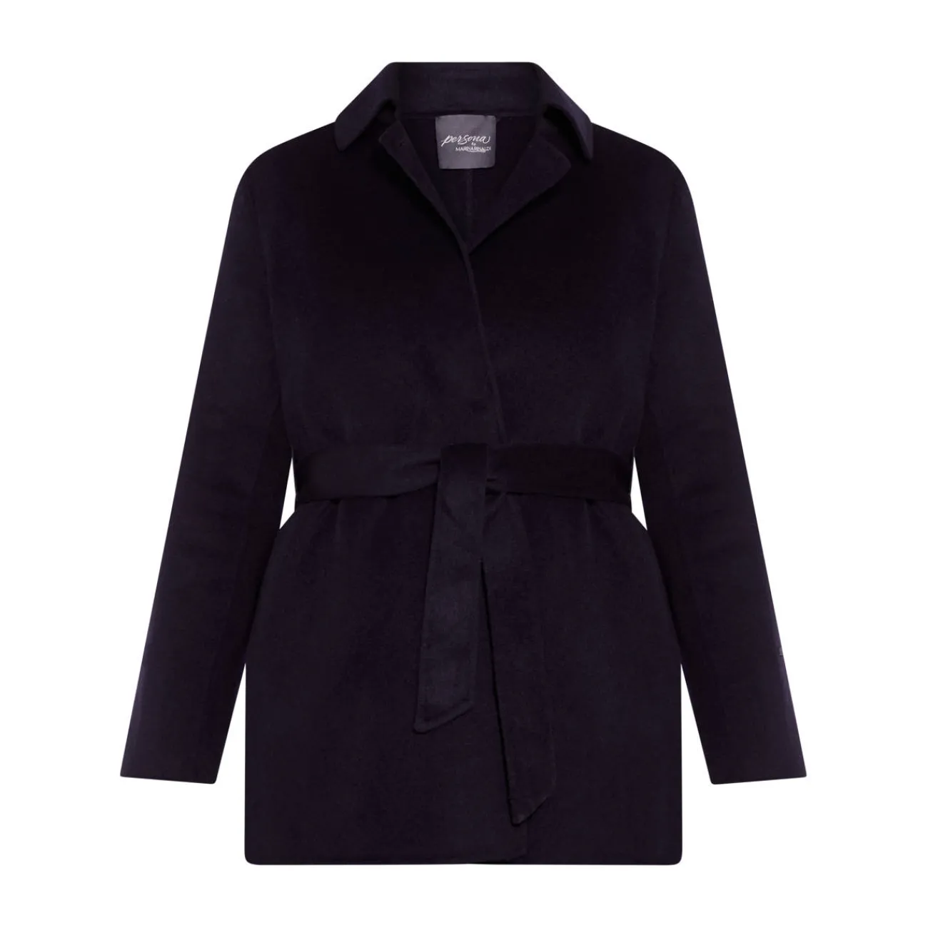 Fashion Persona by Marina Rinaldi WOOL COAT NAVY