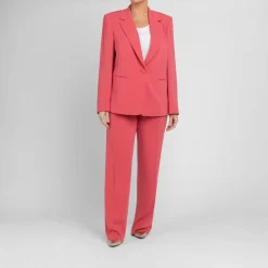 Sale Persona by Marina Rinaldi Stretch Cady Blazer Coral