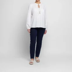 Discount Persona by Marina Rinaldi Tunic Cotton Ivory