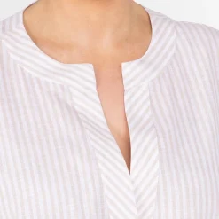 Outlet Persona by Marina Rinaldi Cotton Linen Tunic Sand