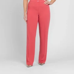 New Persona by Marina Rinaldi Fluid Cady Trousers Coral