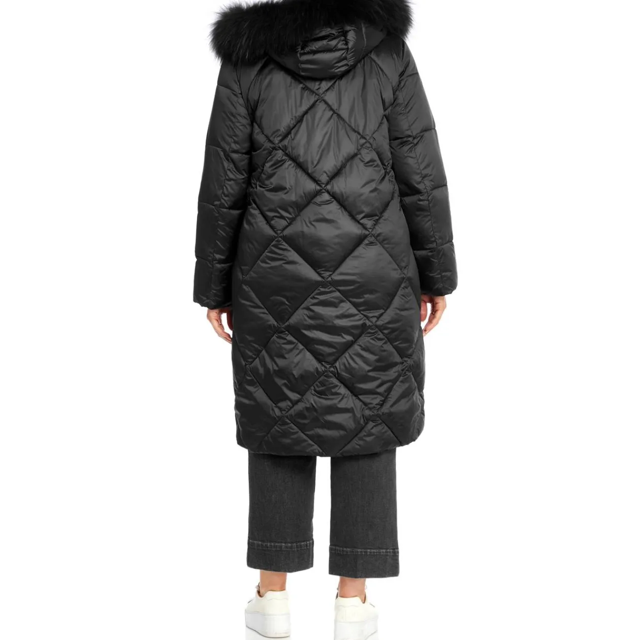 New Persona by Marina Rinaldi QUILTED PUFFER BLACK