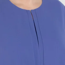 Best Persona by Marina Rinaldi Georgette Jacket Cornflower Blue