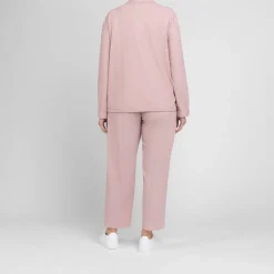 Online Persona by Marina Rinaldi Jersey Sweatshirt Style Tunic Pink