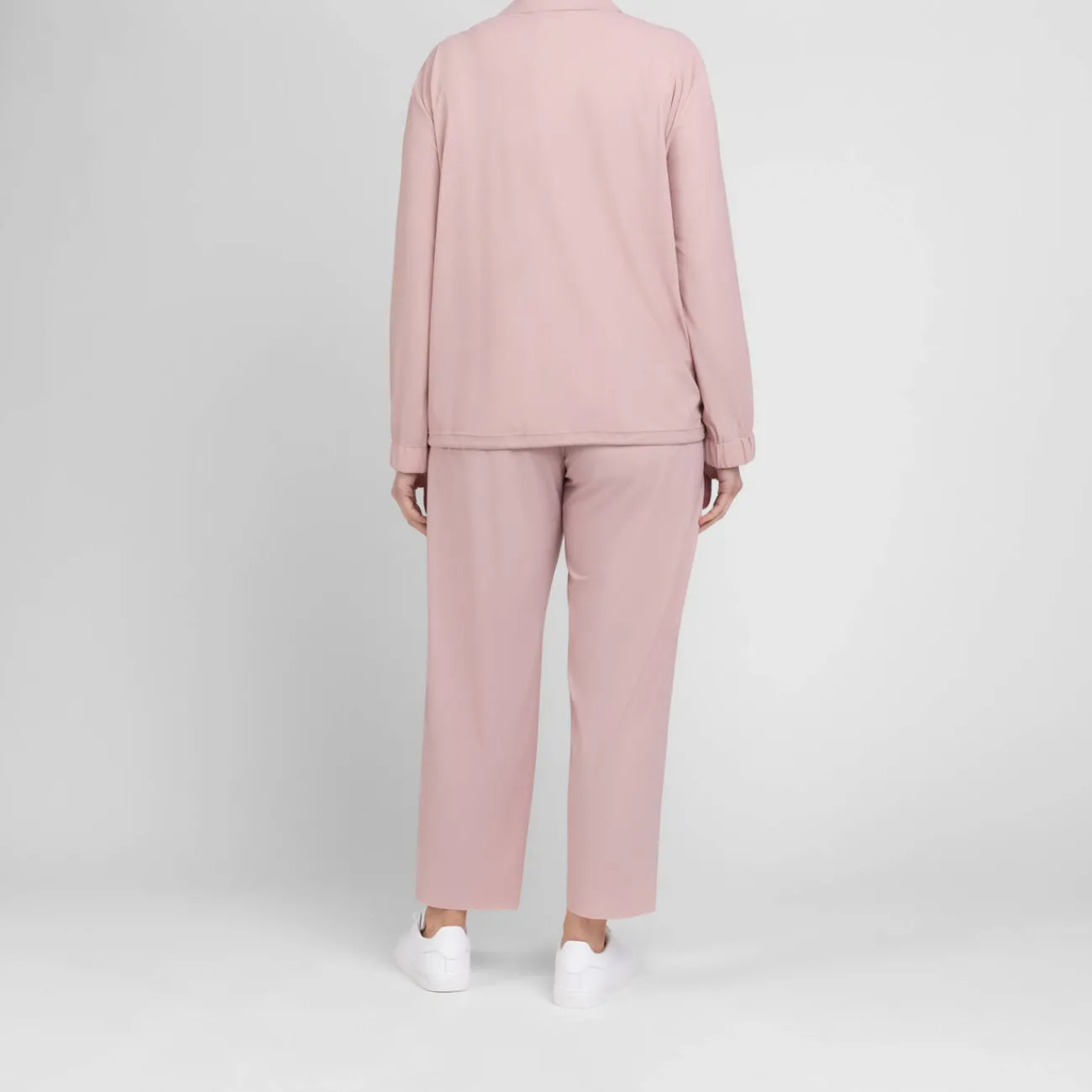 Online Persona by Marina Rinaldi Jersey Sweatshirt Style Tunic Pink