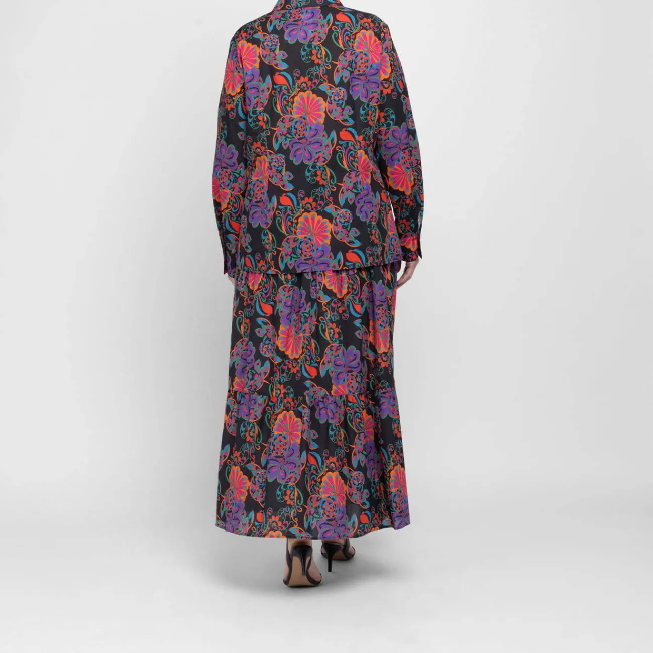 Outlet Persona by Marina Rinaldi Floral Print Shirt