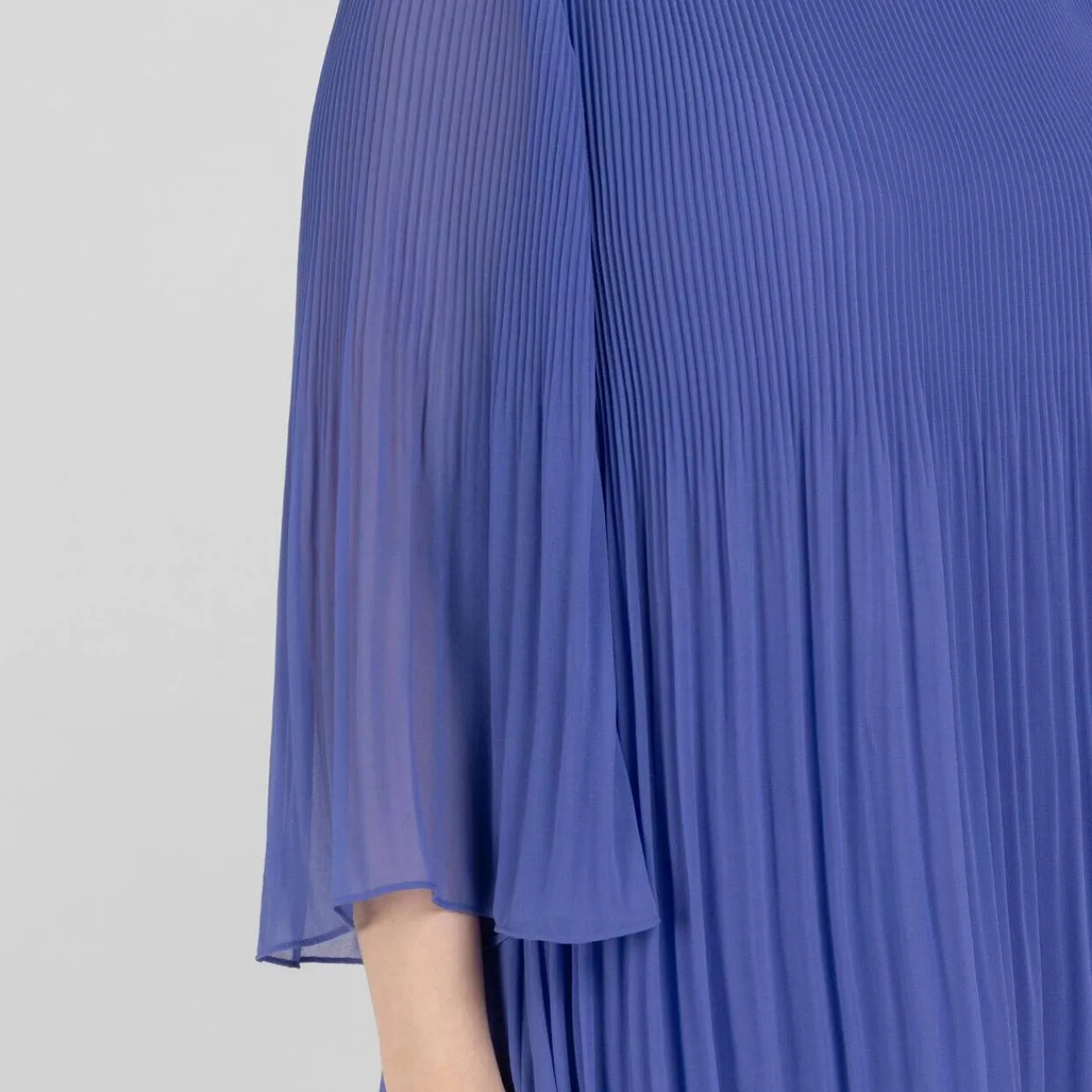 Fashion Persona by Marina Rinaldi Pleated Tunic Cornflower Blue