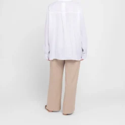 New Persona by Marina Rinaldi Linen Shirt White