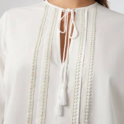 Discount Persona by Marina Rinaldi Tunic Cotton Ivory