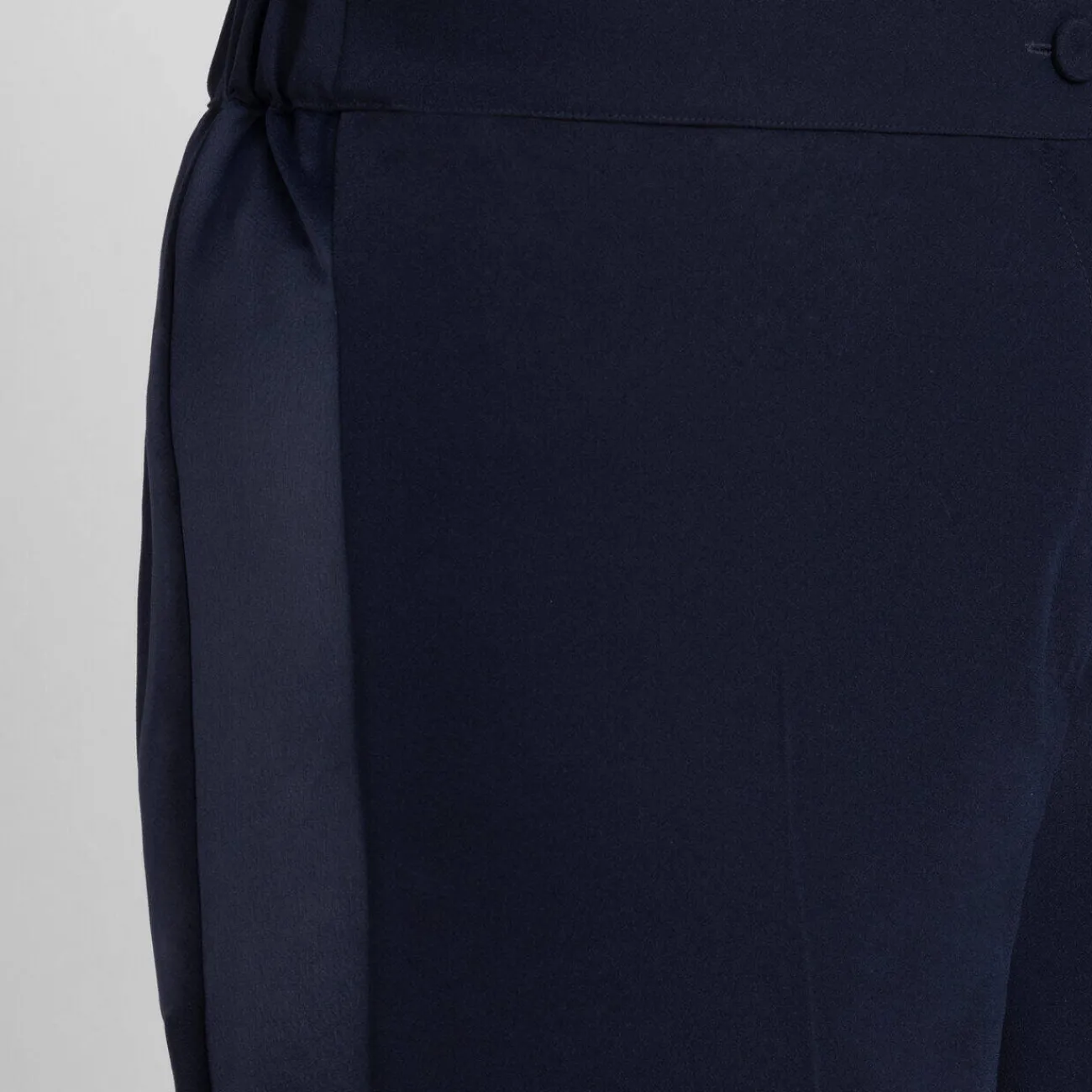 Hot Persona by Marina Rinaldi Crepe Envers Satin Trousers Navy