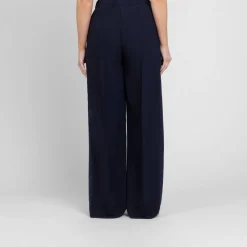 Hot Persona by Marina Rinaldi Crepe Envers Satin Trousers Navy