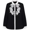 Clearance Piero Moretti Applique Shirt Black