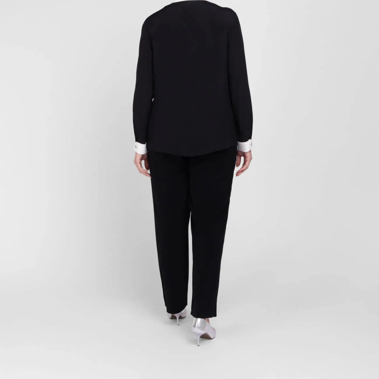 Clearance Piero Moretti Applique Shirt Black