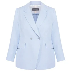 Sale Rof Amo Rofa Double Breasted Jacket Pale Blue