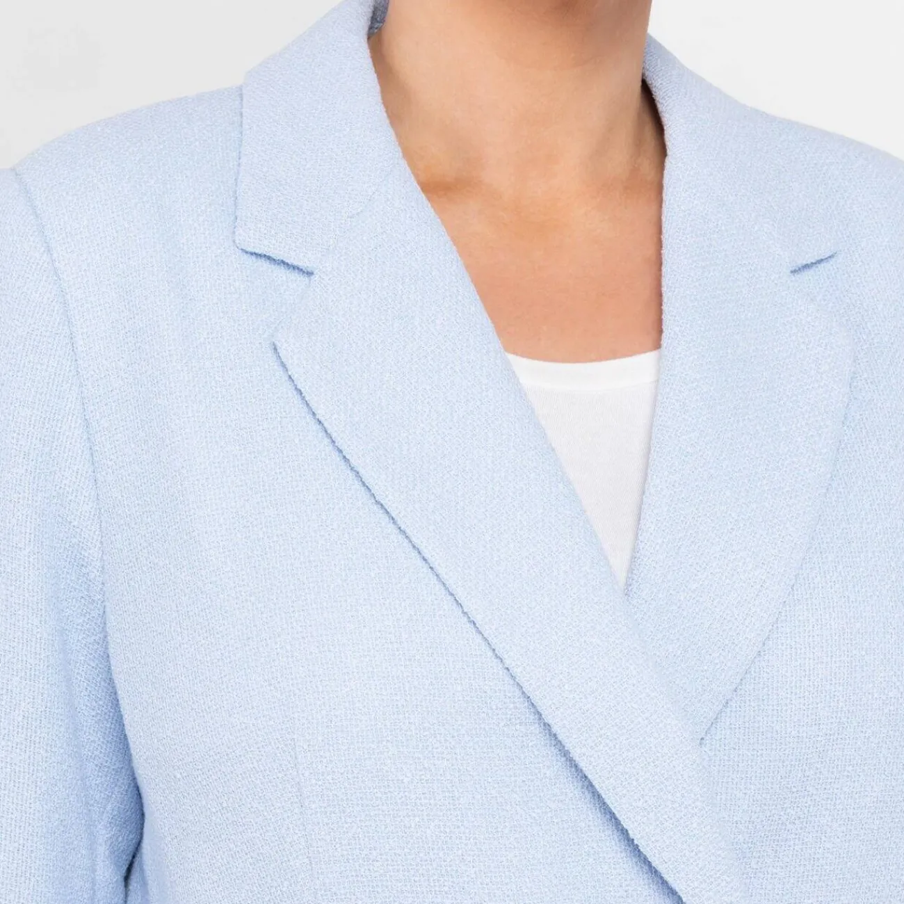 Sale Rof Amo Rofa Double Breasted Jacket Pale Blue