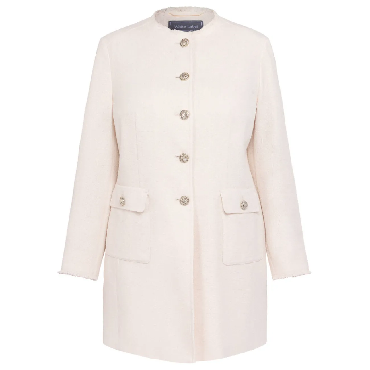 Best Rof Amo RoFa Long Jacket Cream