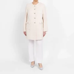 Best Rof Amo RoFa Long Jacket Cream