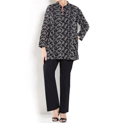 Sale Sallie Sahne STRETCH BLACK STRAIGHT LEG TROUSERS
