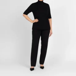 Fashion Sallie Sahne Technostretch Pull On Trouser Black