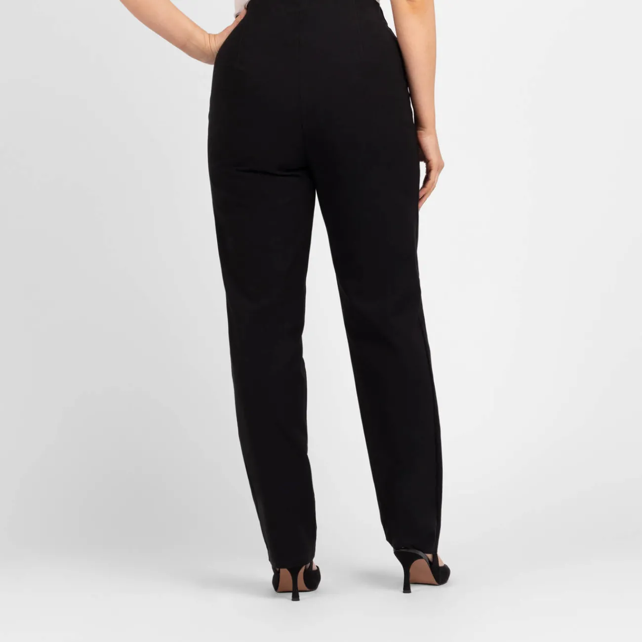 Fashion Sallie Sahne Technostretch Pull On Trouser Black
