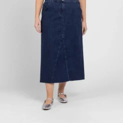 Hot Samoon By Gerry Weber Samoon Denim Midi Skirt