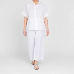 Hot Samoon By Gerry Weber Samoon Floral Beaded Shirt White