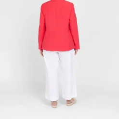 Hot Samoon By Gerry Weber Samoon Linen Blend Blazer Pink