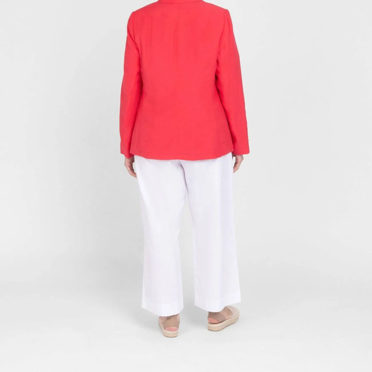 Hot Samoon By Gerry Weber Samoon Linen Blend Blazer Pink