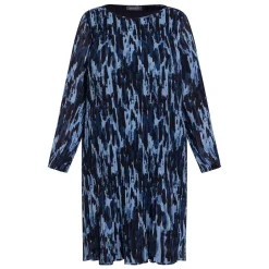 Best Samoon By Gerry Weber Samoon Pleated Animal Print Dress Blue