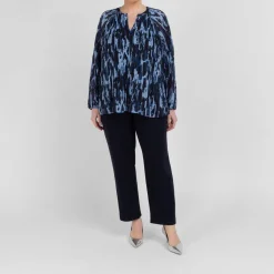 Discount Samoon By Gerry Weber Samoon Pleated Tunic Blue