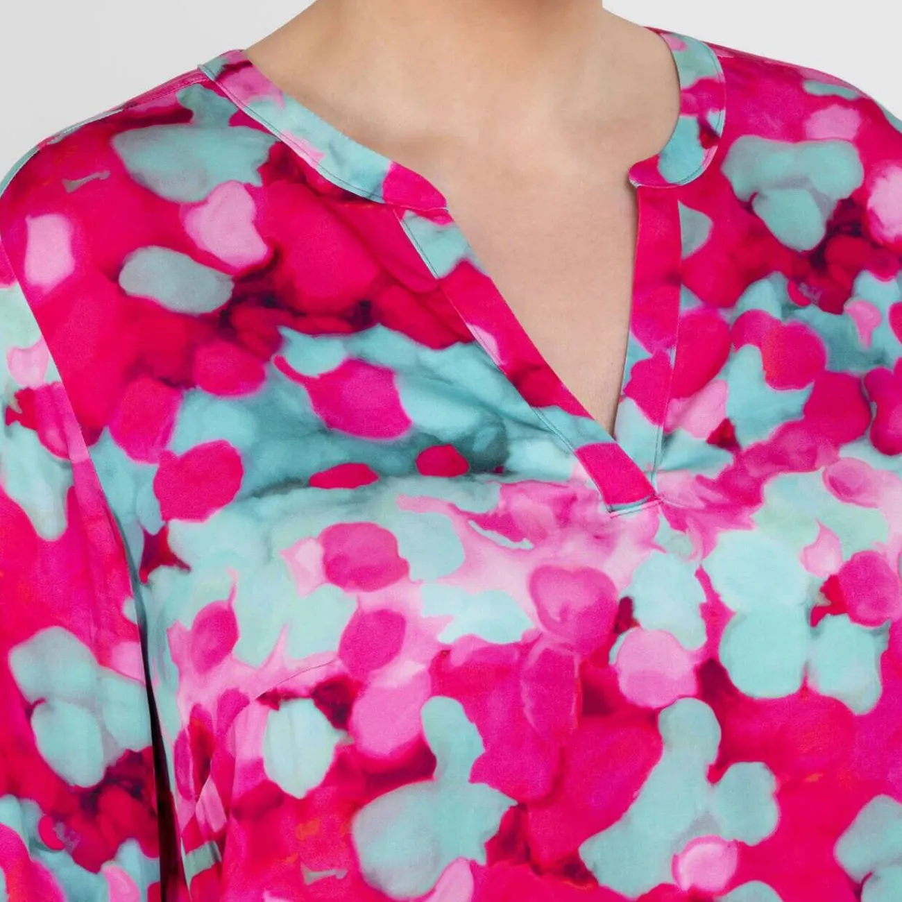 Fashion Samoon By Gerry Weber Samoon Tunic Pink and Aqua